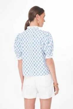 Sky Buta Vera Blouse -Loeffler Cloth Shop FtOguWdrQXqIbs5ShCXuMmpIGwap6g9A 1 88ba52d0 6b90 49b8 9ede c95aaaf69849