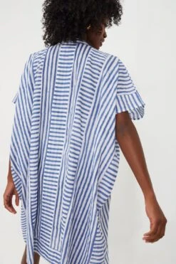 Blue Stripe Emerson Short Caftan 11 Blue Stripe Emerson Short Caftan -Loeffler Cloth Shop FzgI9DZvklXD2B3wYDFTK7Dju28714PE 1