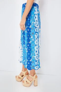 Farm Rio Flower Stripes Off White Midi Skirt -Loeffler Cloth Shop GiasIGByKdd212z5XBobklZ13RbOdeDE 1