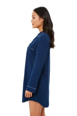 Eberjey Navy Gisele Sleepshirt -Loeffler Cloth Shop H31fCJ8X5DQFiP9kW43vQdpQcvTxOrqx 1