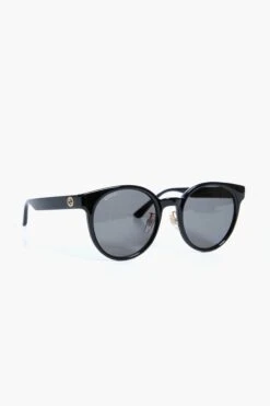 Gucci Black Round Sunglasses -Loeffler Cloth Shop HOl3aVdlIC3tvKiHh0nUjxSe6eAs8DWC 1