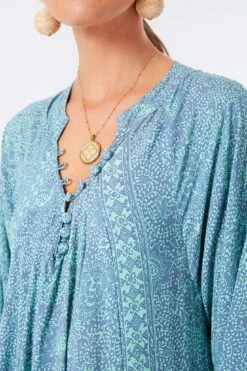 Shangri-La Periwinkle Fiore Maxi Dress -Loeffler Cloth Shop HPoycJOD37LOB43ybGczDOMYQl06Nlbe 1