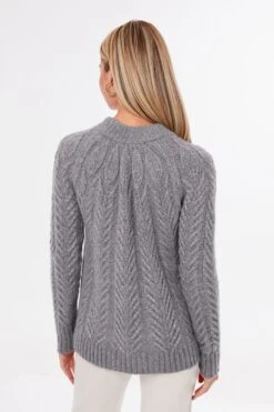 Gray Peacock Sweater -Loeffler Cloth Shop HRs02O7OHVXUEV1OQVUAKQ6WEFaXtdaj 1