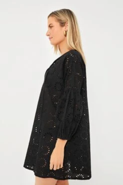 Noir Eyelet Cleo Mini Coverup -Loeffler Cloth Shop HbItpnH14qTF85dnQ72V4QPxXhG3AbYW 1