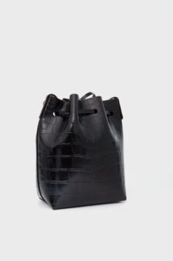 Mansur Gavriel Chocolate Croc Mini Bucket -Loeffler Cloth Shop HyTKQ0MpOw7clCmxgnONixp1CNVhLMqE 1