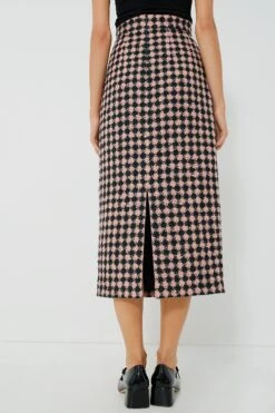 Dark Green And Pink Lorinda Heritage Wool Skirt -Loeffler Cloth Shop I1SQQoH2uj1fh7Z33DQ2NWOLh3q9xE5U 1