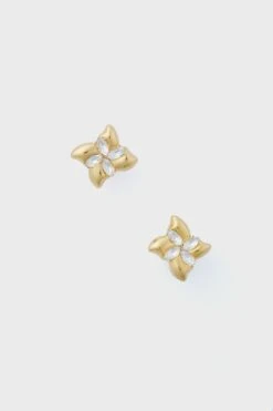 Gold And Crystal Ruth Studs -Loeffler Cloth Shop I3R4rVXPSoZ8ecxlJZV7bfrnLC1aNp3Z 1