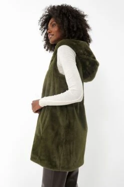 Moss Green Faux Fur Bayker Vest -Loeffler Cloth Shop I3t7kw4Z7MUOz63UpjBpORofrJ1tpPQI 1
