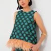 Jacquard Winter Sun La Scala Top With Feathers 1 Jacquard Winter Sun La Scala Top With Feathers -Loeffler Cloth Shop I3trIMBKxSIdhwthqRYOd6iKbaEL2588 1