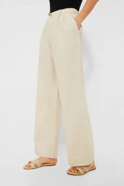 Sandshell Air Linen Pleated Trousers -Loeffler Cloth Shop I5BMlsMUS2m1mPrDlgMUXo3BgD8wc2vj 1