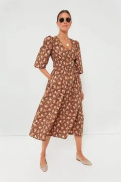 Rosewood Chintz Marlena Dress