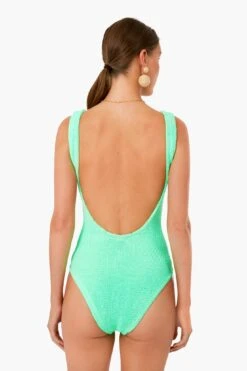 Lime Classic Square Neck One Piece -Loeffler Cloth Shop IUVsorJIRAjc33ZP3gfxPPGag6CtlVCr 1