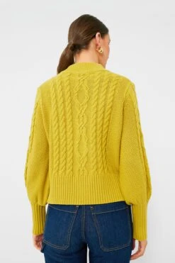 Chartreuse Colette Cardigan -Loeffler Cloth Shop IeyqoqUg2uci4uJOknWmmKTX3syVahpB 1
