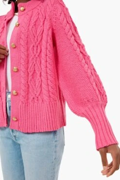 Hot Pink Cotton Colette Cardigan 14 Hot Pink Cotton Colette Cardigan -Loeffler Cloth Shop IlGZtxFUd33QTHBuww1PtUxYIpOoFmDB 1