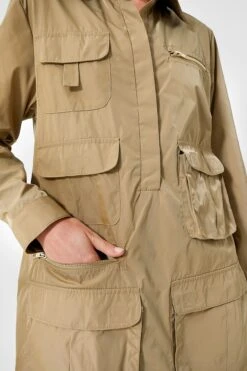 CYNTHIA ROWLEY Khaki Backpack Dress -Loeffler Cloth Shop InGOB6n1mmgUfCd5TB4CP30POUixpEfV 1