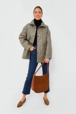 Ganni Fallen Rock Shiny Quilt Jacket -Loeffler Cloth Shop InIaR3oaYO0RdfSBSUtCRLA3mZebFeRk 1