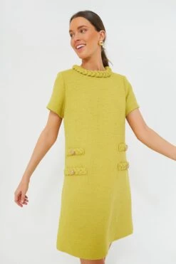 Chartreuse Tweed Jackie Dress 9 Chartreuse Tweed Jackie Dress -Loeffler Cloth Shop IzpvoQI1NlHFZNwEQGTGKysEPvDGW8CD 1