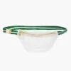 Green And White Stadium Clear Fanny Pack