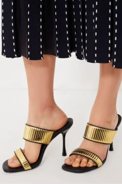 Black Gold Carter Heeled Sandals 13 Black Gold Carter Heeled Sandals -Loeffler Cloth Shop JSNnciTwau2bX1INpyBZABk76ARCj3RJ 1