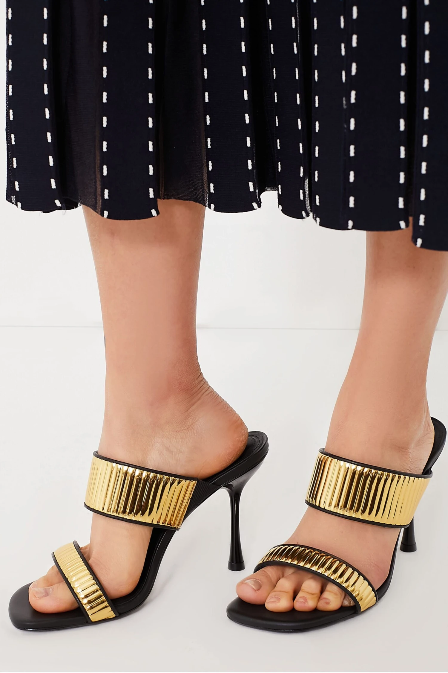 Black Gold Carter Heeled Sandals 7 Black Gold Carter Heeled Sandals - Image 5