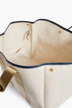 Beige Traversee L Linen Tote -Loeffler Cloth Shop JT9omqmWf3BQOKGSftYIYLhw2X5d89aY 1