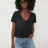 Black Jaelyn Tee -Loeffler Cloth Shop Jfv82wJZY4m9dYdOcPiXQt0cxvKdgKGH 1