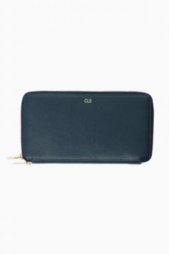 Navy Pebble Leather Travel Wallet -Loeffler Cloth Shop JxDAR3tZ6S0J3ciSbTW2bmTBH5fSTIim 1