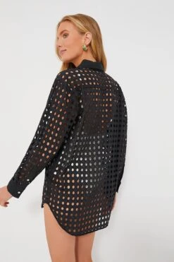 Solid & Striped Black Eyelet Oxford Tunic -Loeffler Cloth Shop K3SxAp5wLqgOexYFCrOuaRQholzUTtiC 1