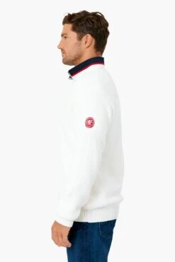 Holebrook Off White Classic Windproof Sweater -Loeffler Cloth Shop KboMVLpt5V0NbGQe0tgVkhgho8ynIiWZ 1