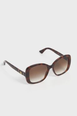 Gucci Havana Square Frame Sunglasses -Loeffler Cloth Shop KihAhDEeTsUh1Y82OD4N8uBMeCKW6XxB 1