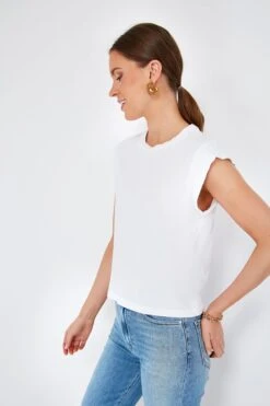 True White The Peak Shoulder Tee 13 True White The Peak Shoulder Tee -Loeffler Cloth Shop KsZvi5HiLRLHbNi8VkYRgeXSeqkJUq63 1