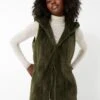 Moss Green Faux Fur Bayker Vest -Loeffler Cloth Shop KuShO9RrJG13Ztb2tUflDCz7nDf6HxHS 1