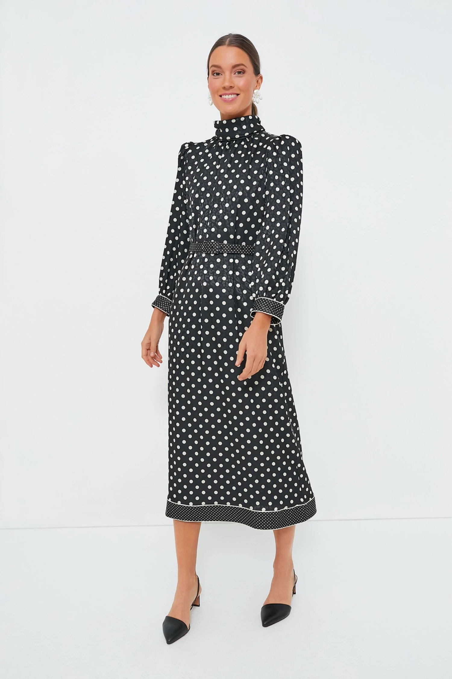 Black Polka Dot Faven Dress 3 Black Polka Dot Faven Dress