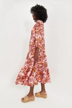 Sunset Chintz Long Sleeve Salty Paloma Caftan -Loeffler Cloth Shop L60Uf5lg5n2bEXgvMxo4GIJhD2nLNitu 1