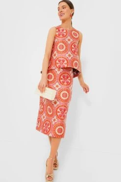 Sun Jacquard Pencil Skirt -Loeffler Cloth Shop LAeqa4U4uU3L6QKmhv1vYtxpnZ1HyTqN 1