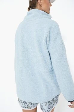 Light Blue Cinched Teddy Natalie Quarter Zip 15 Light Blue Cinched Teddy Natalie Quarter Zip -Loeffler Cloth Shop LSyiNVquRv8G3BsQEheGTZCU2RY1xApT 1