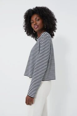 The Navy And White Venice Tee -Loeffler Cloth Shop Lx6QqU8GpPy3ZIrVmhPArKzvdCX3SkuE 1