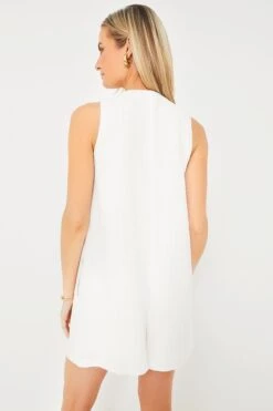 White Textured Myla Romper -Loeffler Cloth Shop M18hOt0kvbqjHv21bkRKwhXvSV7gpuE7 1