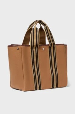 Camel Flannel Equestrian Traversee L Tote -Loeffler Cloth Shop M5H6RPSOZR5Xs56QvGD4QrXkxuPC0ueG 1