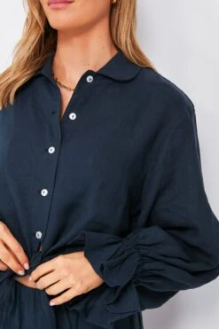 Navy Rumba Linen Lounge Suit -Loeffler Cloth Shop M7Xh3RLkc7VV9yvf3lLkXBUCazobs271 1