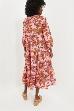 Sunset Chintz Long Sleeve Salty Paloma Caftan -Loeffler Cloth Shop MLVxpiU9iTlWbCDWzDmJOSeWEaKSqfpP 1