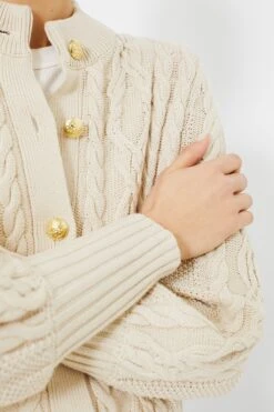 Sandstone Cotton Colette Cardigan -Loeffler Cloth Shop MLh8gawuNJhCvRYf9hH164yAuTfPJaRO 1