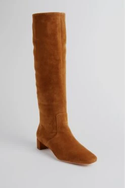 Loeffler Randall Cacao Suede Indy Boots