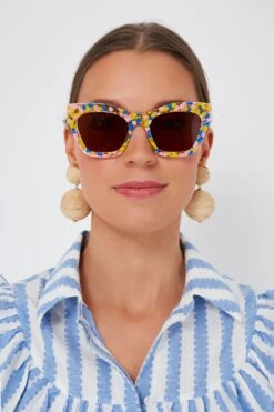 Canary Confetti Lido Sunglasses -Loeffler Cloth Shop MaGep6xXNidvuFVrER6h8rXvesZKaX8b 1