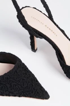 Loeffler Randall Black Puckered Jaden Heels -Loeffler Cloth Shop MgeACxwWzhPyFzagCSD1k3EdmaDup4zS 1