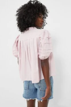 Lilac Salome Puff Sleeve Button Down Top -Loeffler Cloth Shop MmCNw2i2DJ20JVSVxErhZYU4ekjiu0Ih 1