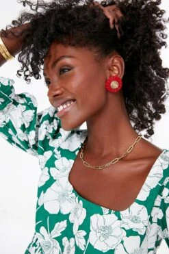 Red Iraca Studs -Loeffler Cloth Shop MpsXkFP9IShrncfER2zbMEuRXq4R5FKH 1