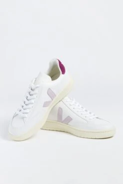 Veja Extra White Parme Magenta V-12 Sneakers -Loeffler Cloth Shop MvhmuNj61WhxC40TmbxTsFmEocdWHpaa 1