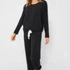Eberjey Black Gisele Slouchy PJ Set -Loeffler Cloth Shop N1qk1pylXp2Slz5aSWcbOXG6qQDvTDHp 1