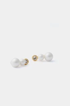 Double Pearl Mini Studs -Loeffler Cloth Shop NDdNQmw0paC2QNBHq3zNQRFHtMaTesAG 1